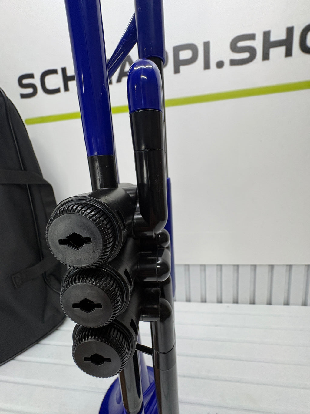 pTrumpet Bb Kunststoff-Trompete Blau – inkl. Tasche
