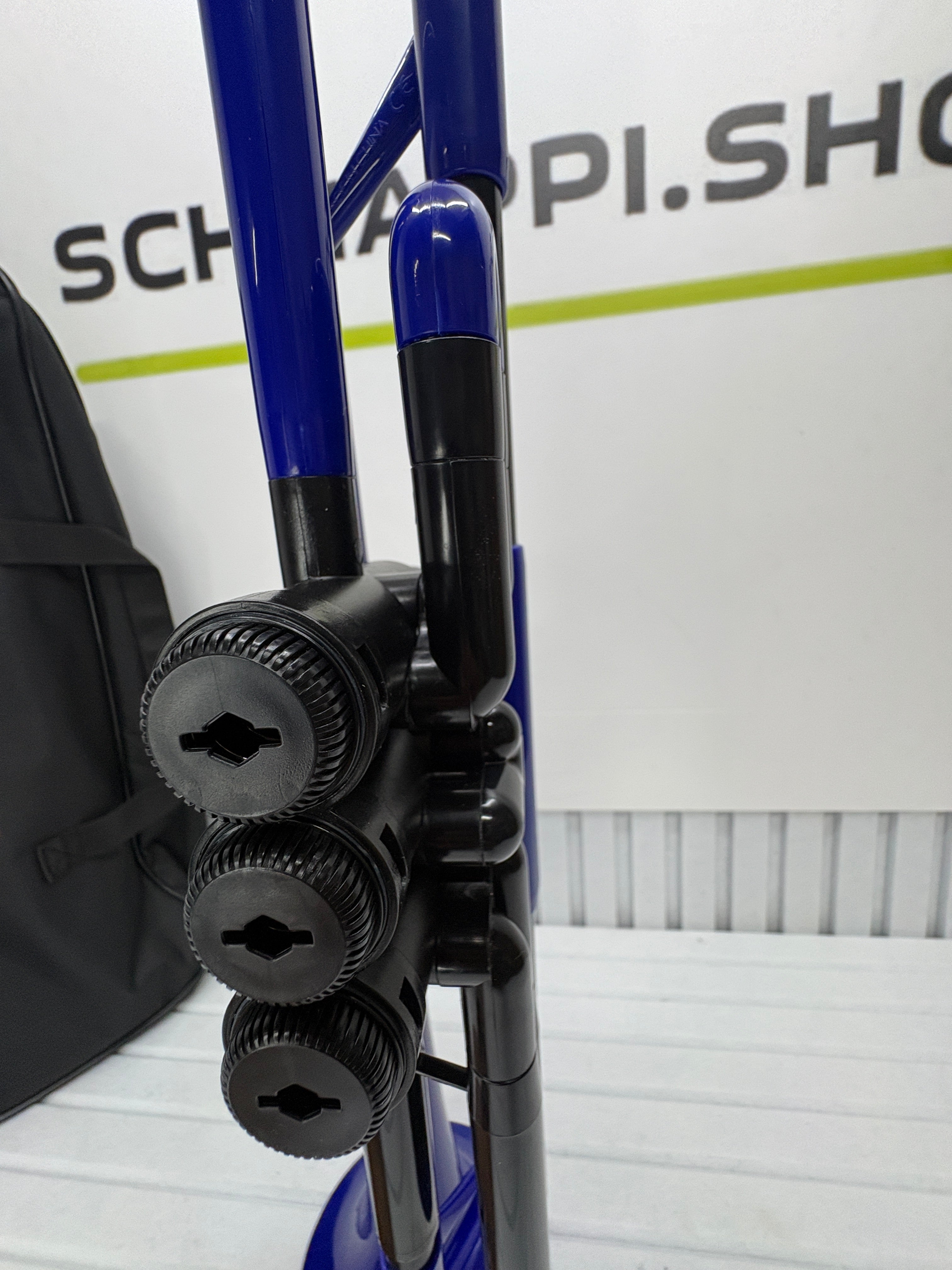 pTrumpet Bb Kunststoff-Trompete Blau – inkl. Tasche