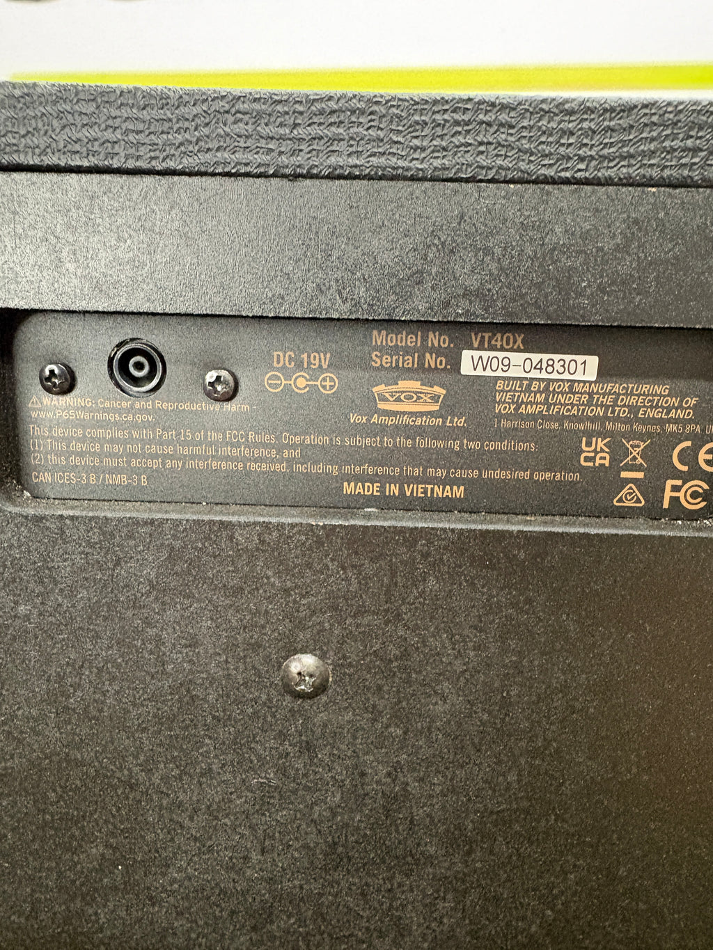 VOX VT40X Valvetronix 40W Modeling Gitarrenverstärker