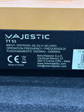 Majestic TT 53 Plattenspieler Vintage 33/45/78 Umdrehungen, kabelloses Audio, USB-Eingang, eingebaute Lautsprecher