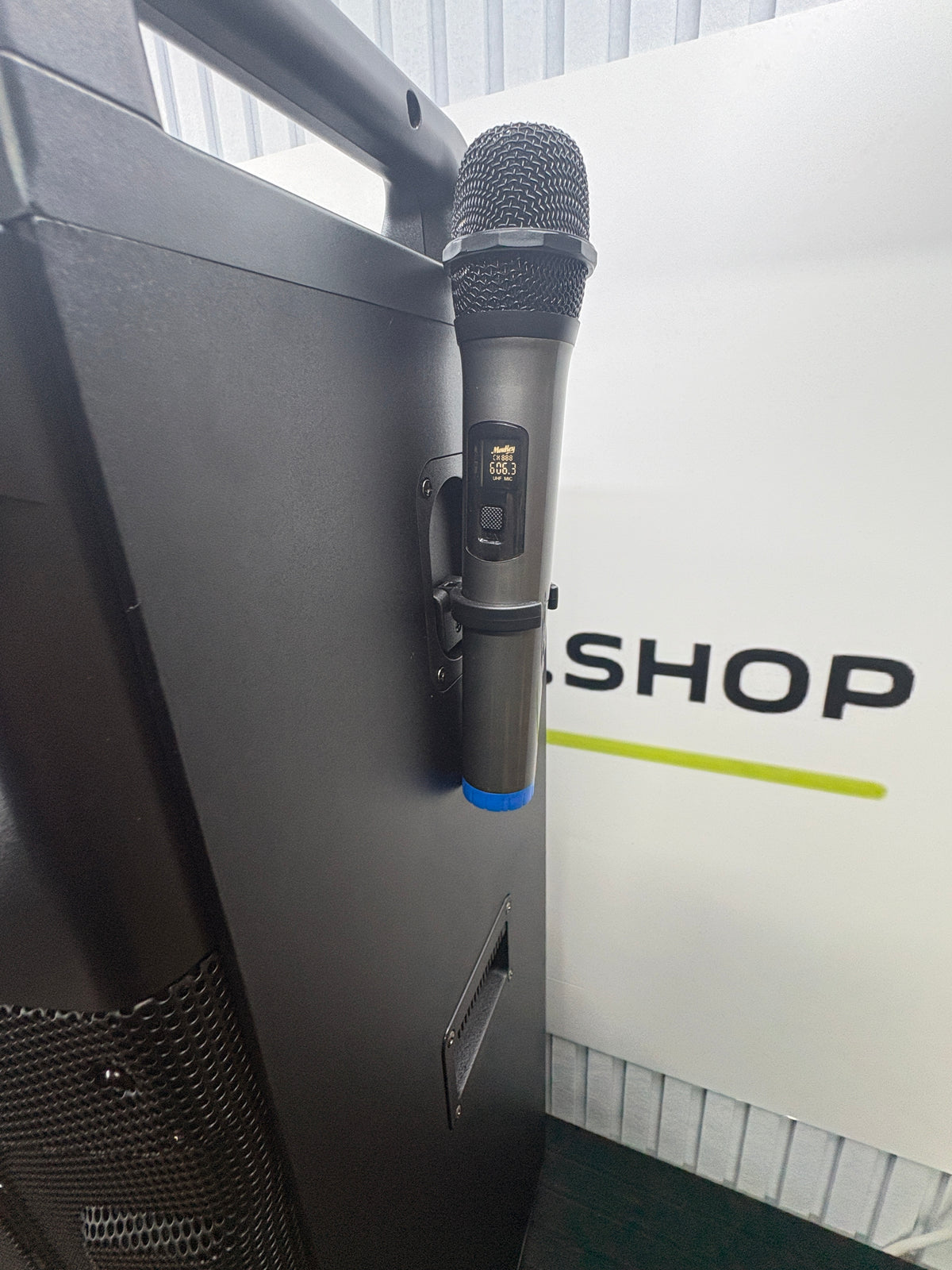 Moukey MTs210-1 Karaoke Lautsprecher mit 2 Funkmikrofonen