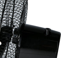 Lifetime Air Tisch Ventilator Tischventilator 23cm 32 Watt schwarz Fan Tischlüfter