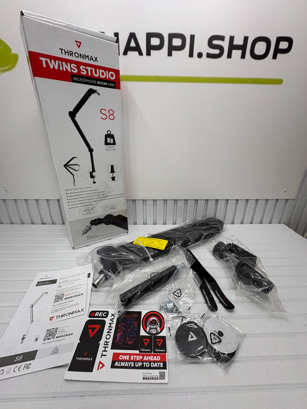THRONMAX S8 Twins Studio Mikrofonarm – Tischhalterung