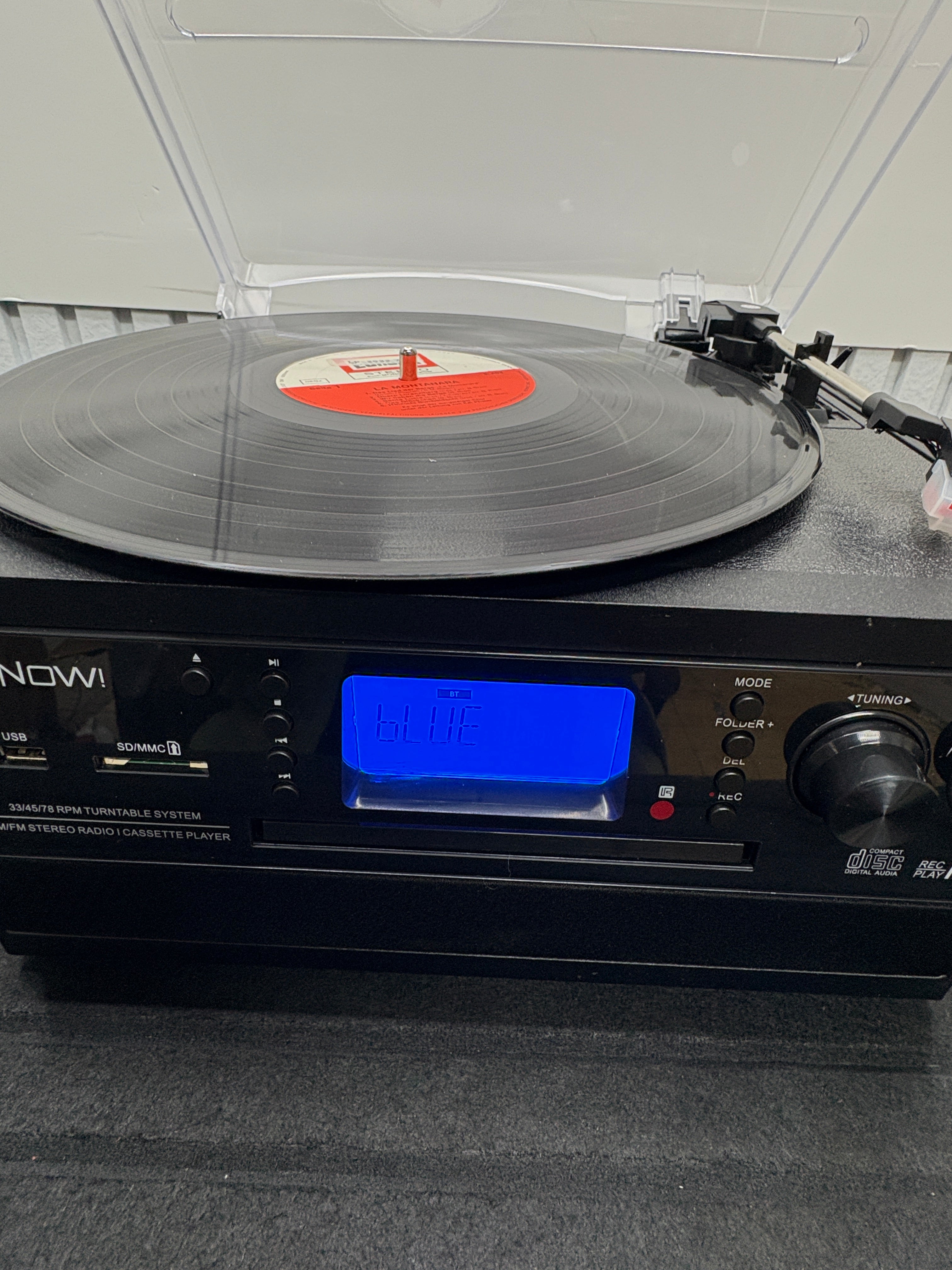 DIGITNOW! Bluetooth Vinyl Plattenspieler