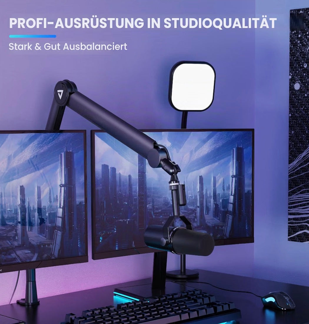 THRONMAX S8 Twins Studio Mikrofonarm – Tischhalterung