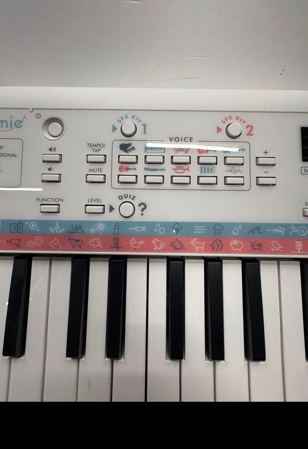 Yamaha Remie PSS-E30 Mini Keyboard, Weiß