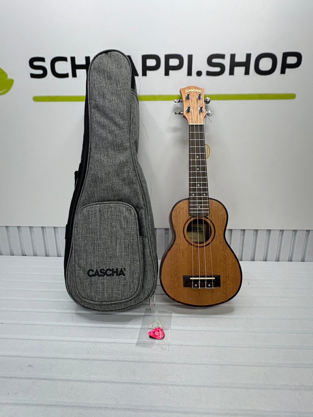 CASCHA HH 2024 Premium Soprano Ukulele 21” Mahagoni