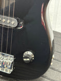 3rd Avenue E-Gitarre 1/4-Größe, Junior-Gitarre Schwarz Tasche, Plektren und Gurt 5w Verstärker
