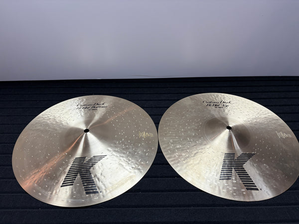 Zildjian 14" K-Custom Dark Hi-Hat Becken Paar Retour-Ware (Neu)