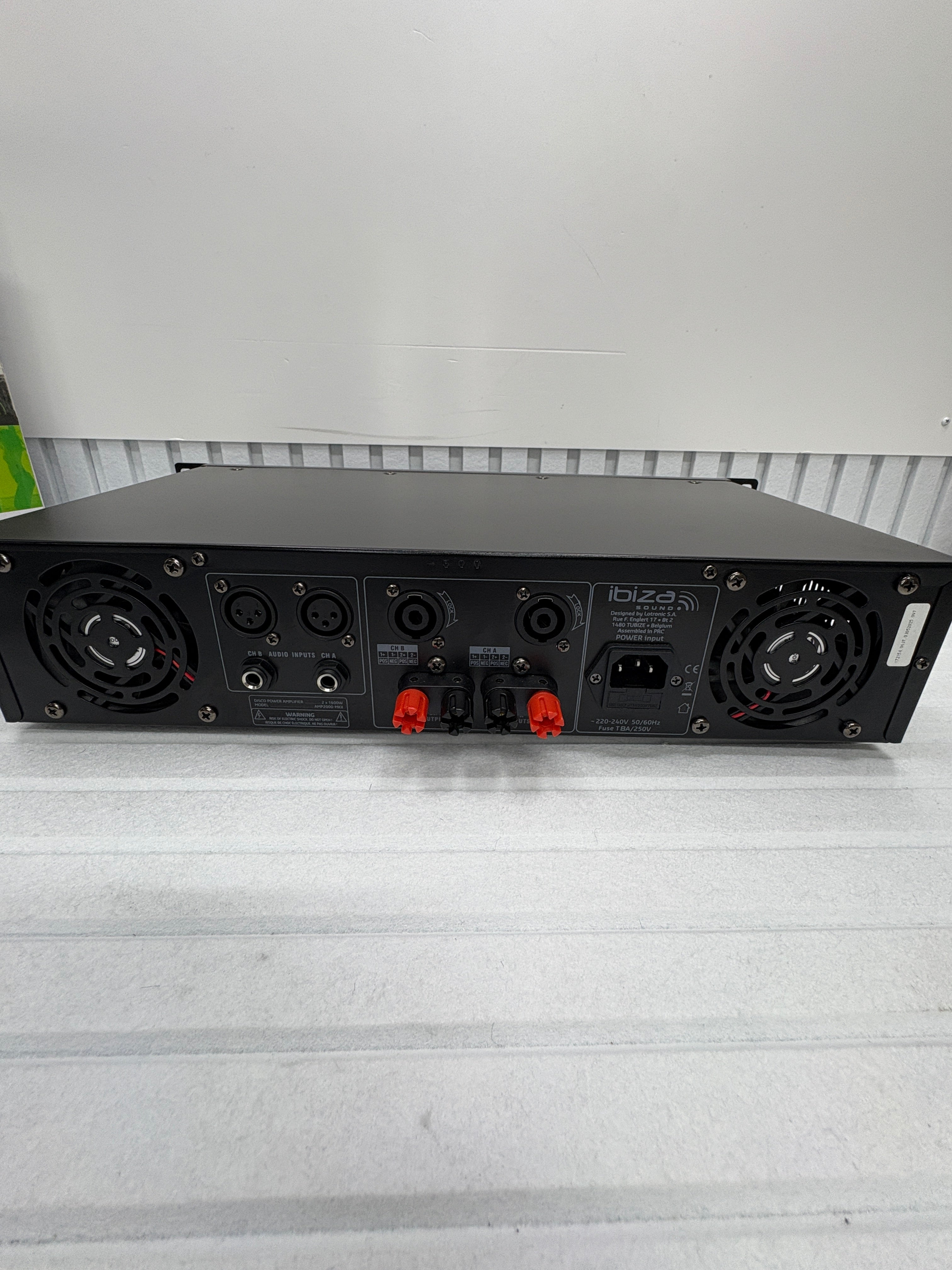 Ibiza Sound AMP2000-MKII PA Endstufe – 2x 1500 W