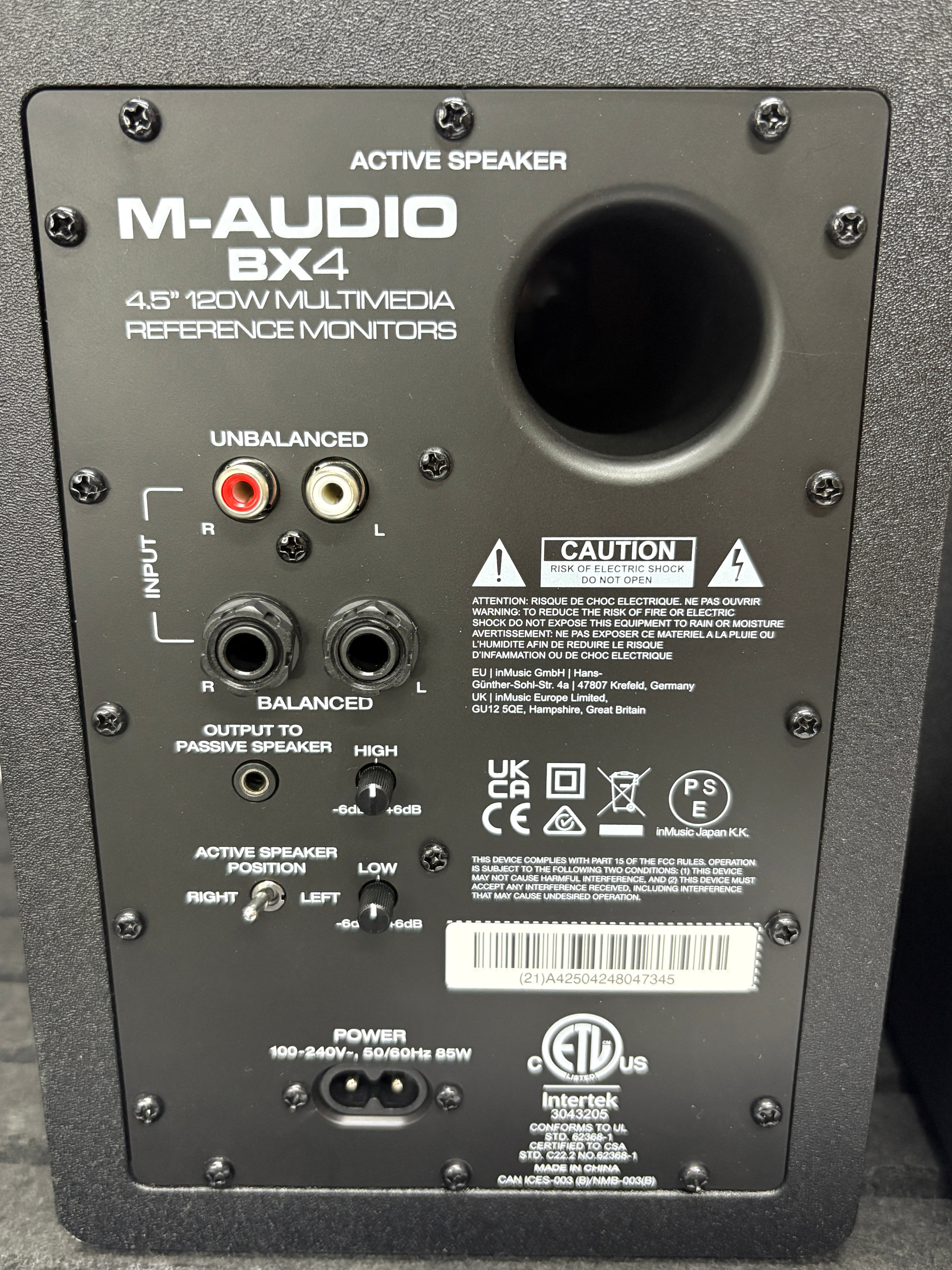 M-Audio BX4 4,5" Multimedia Reference Monitore