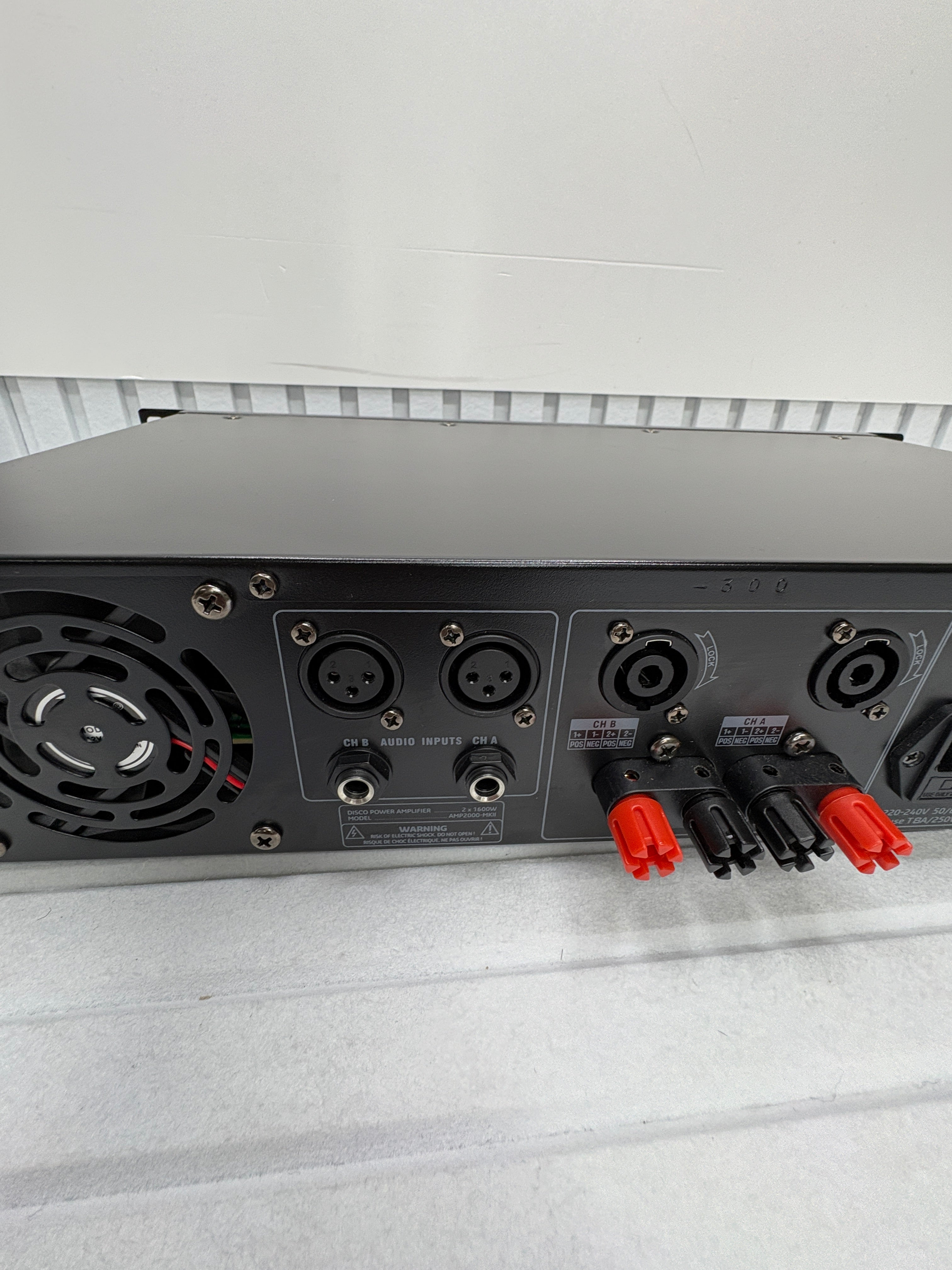 Ibiza Sound AMP2000-MKII PA Endstufe – 2x 1500 W