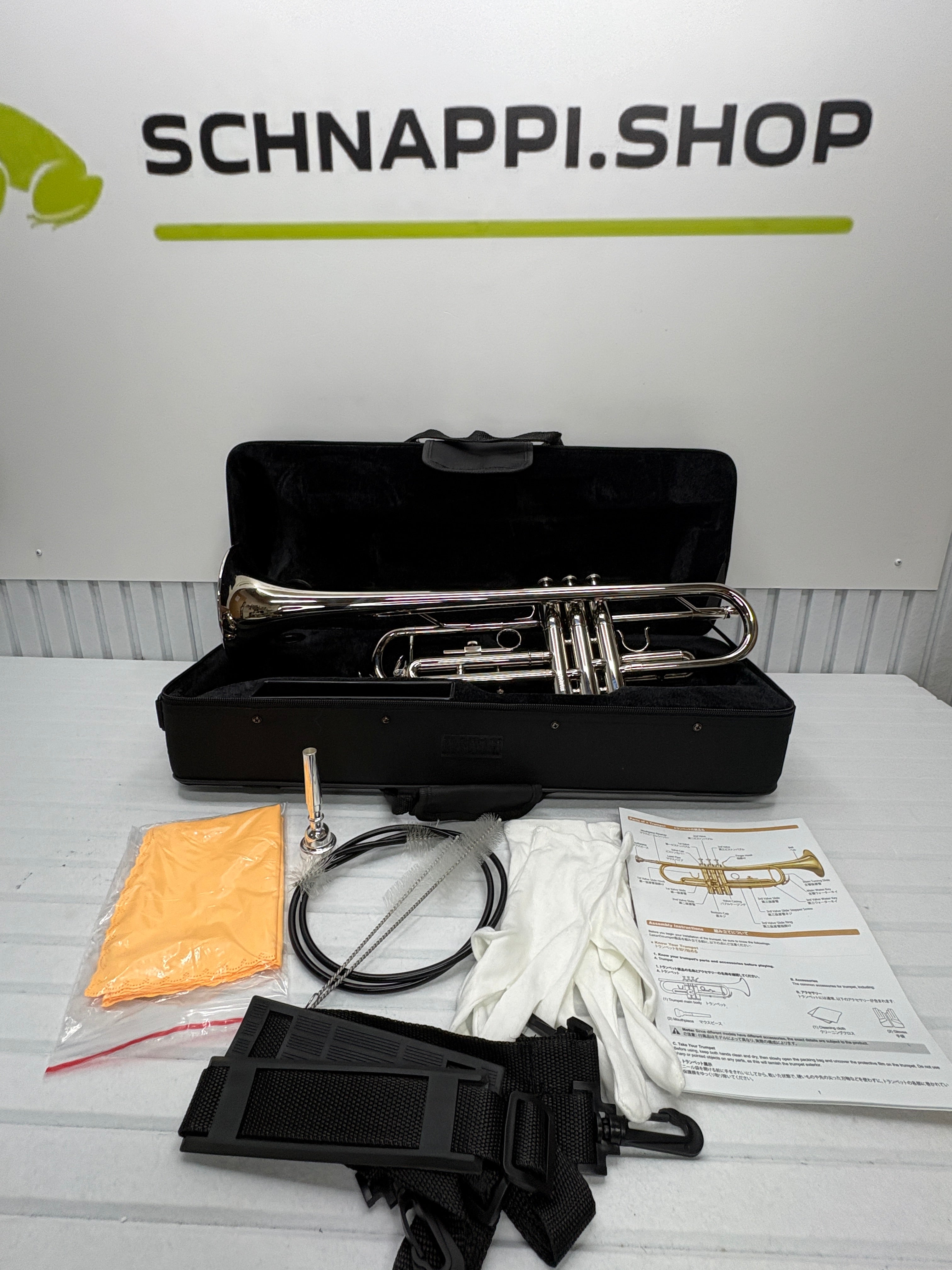 Eastar ETR-380N Bb Trompete Silber inkl. Koffer