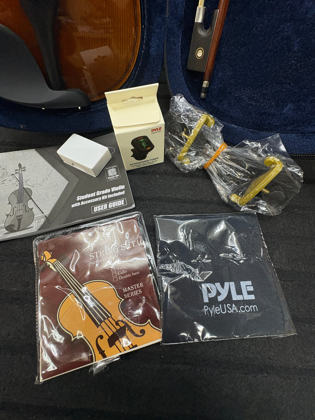 Pyle PGVILN14 Violine 1/4 – Komplettset mit Koffer