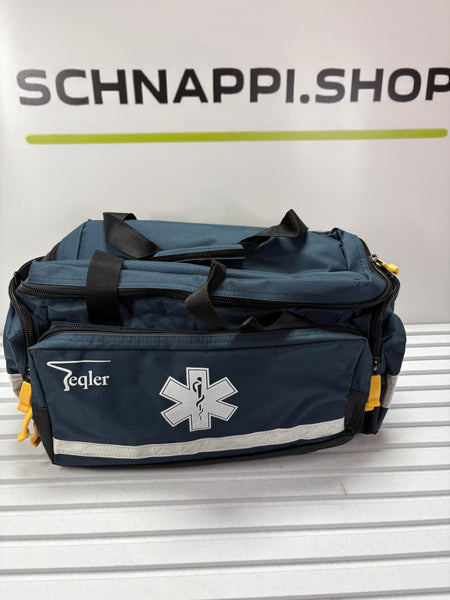 Teqler T-131064BL Rettungstasche Lüttich aus wasserabweisendem, Nylon, groß, 51 cm x 26 cm x 31 cm