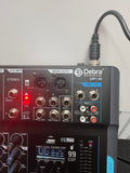 Audio Mixer Professioneller,10 Kanal Stereo Sound Mischpult
