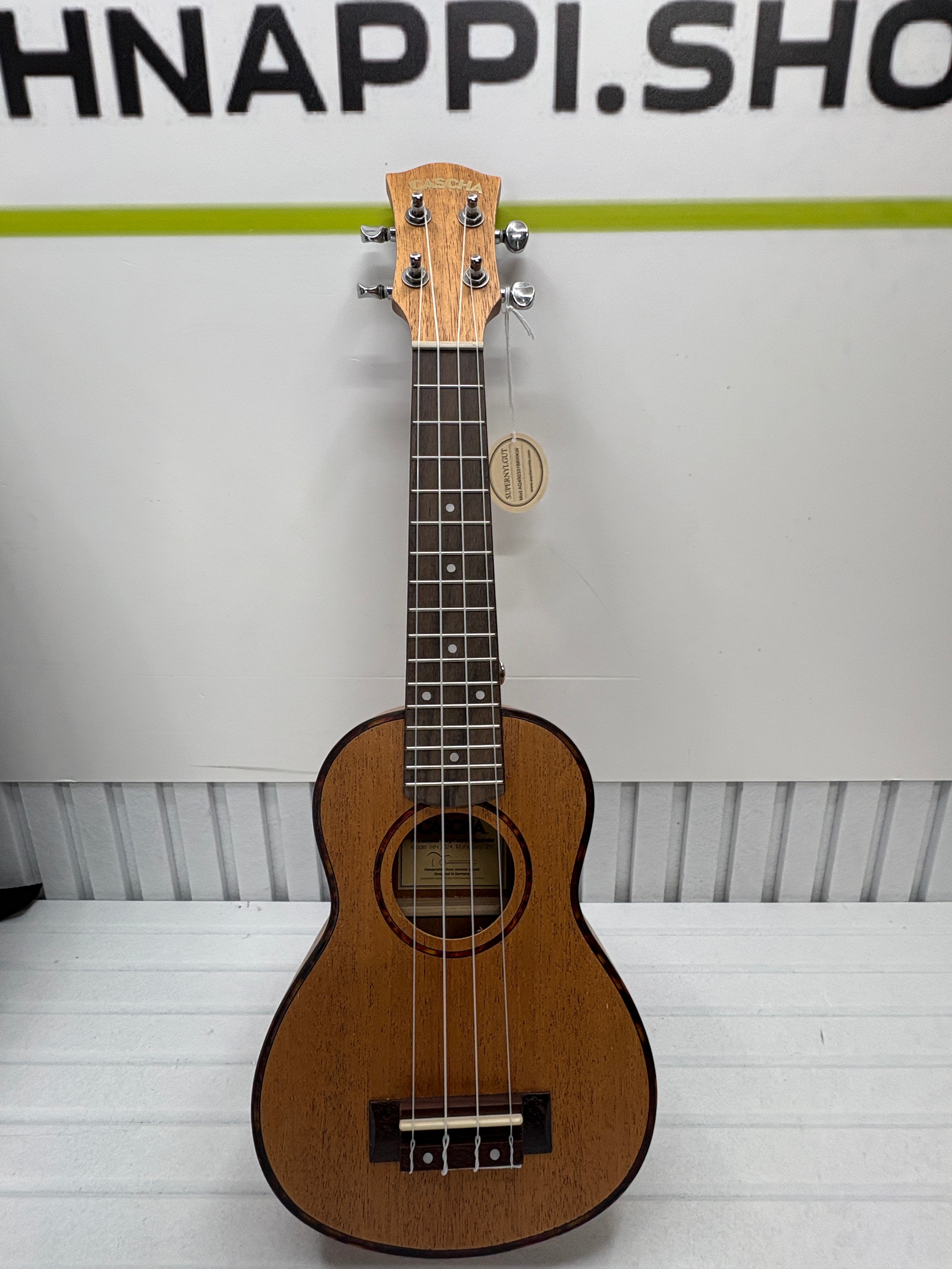 CASCHA HH 2024 Premium Soprano Ukulele 21” Mahagoni