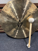 Sonic Energy 14,5 Zoll White Gong – Kleiner Doppel-Licht-Gong für Meditation, Klangheilung