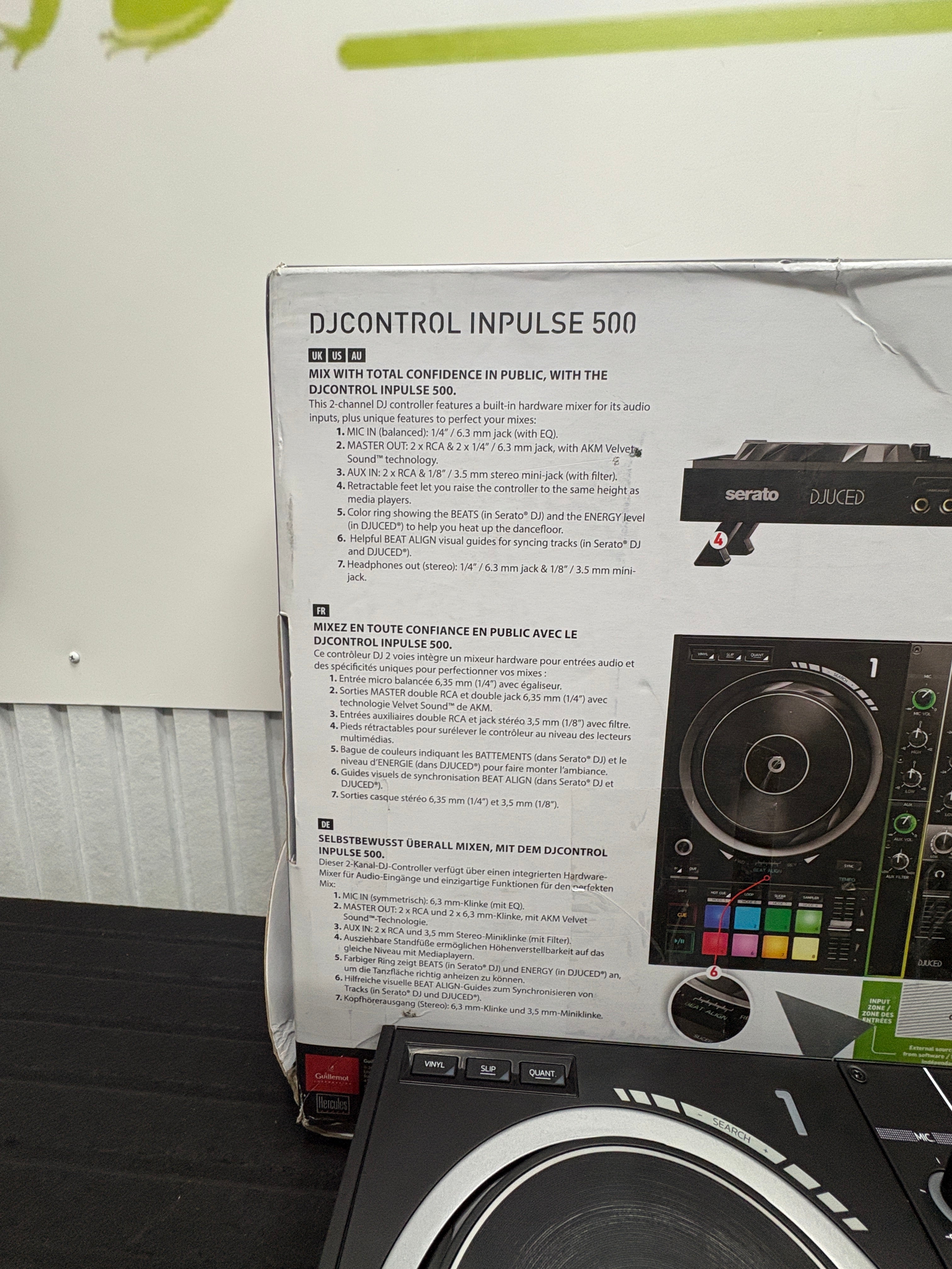 Hercules DJControl Inpulse 500 - Dj Controller für Serato