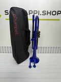 pTrumpet Bb Kunststoff-Trompete Blau – inkl. Tasche
