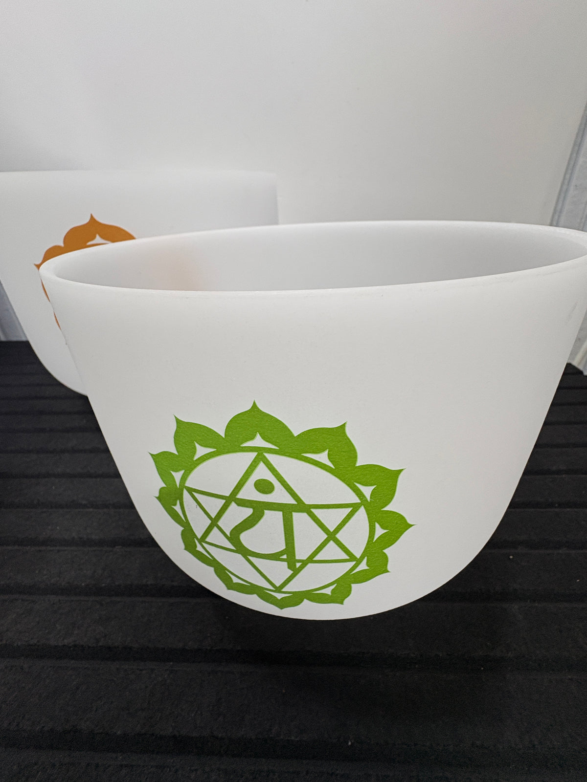 3er Kristall Klangschalen Set Chakra – Quarz Singing Bowls