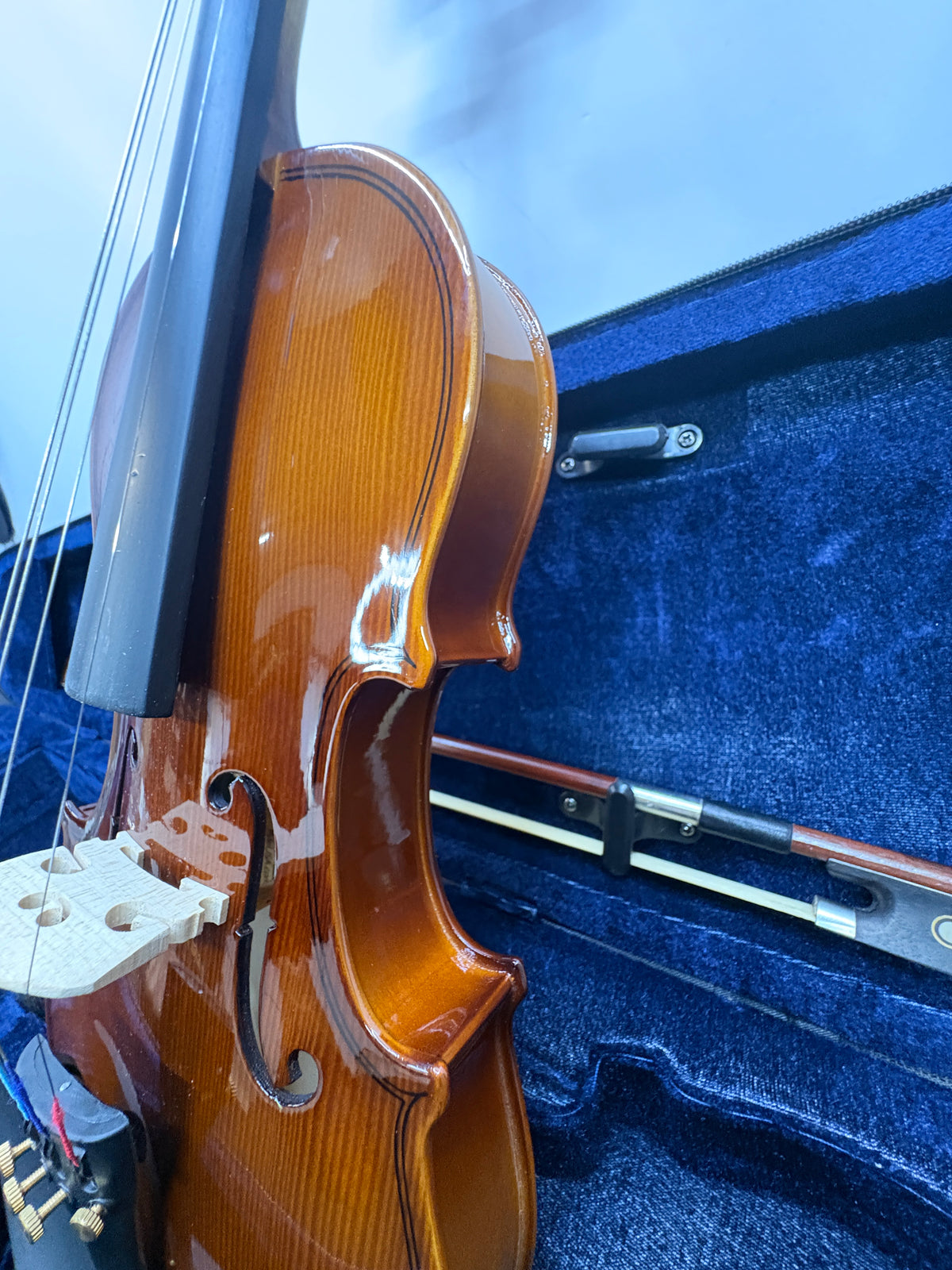 Pyle PGVILN14 Violine 1/4 – Komplettset mit Koffer
