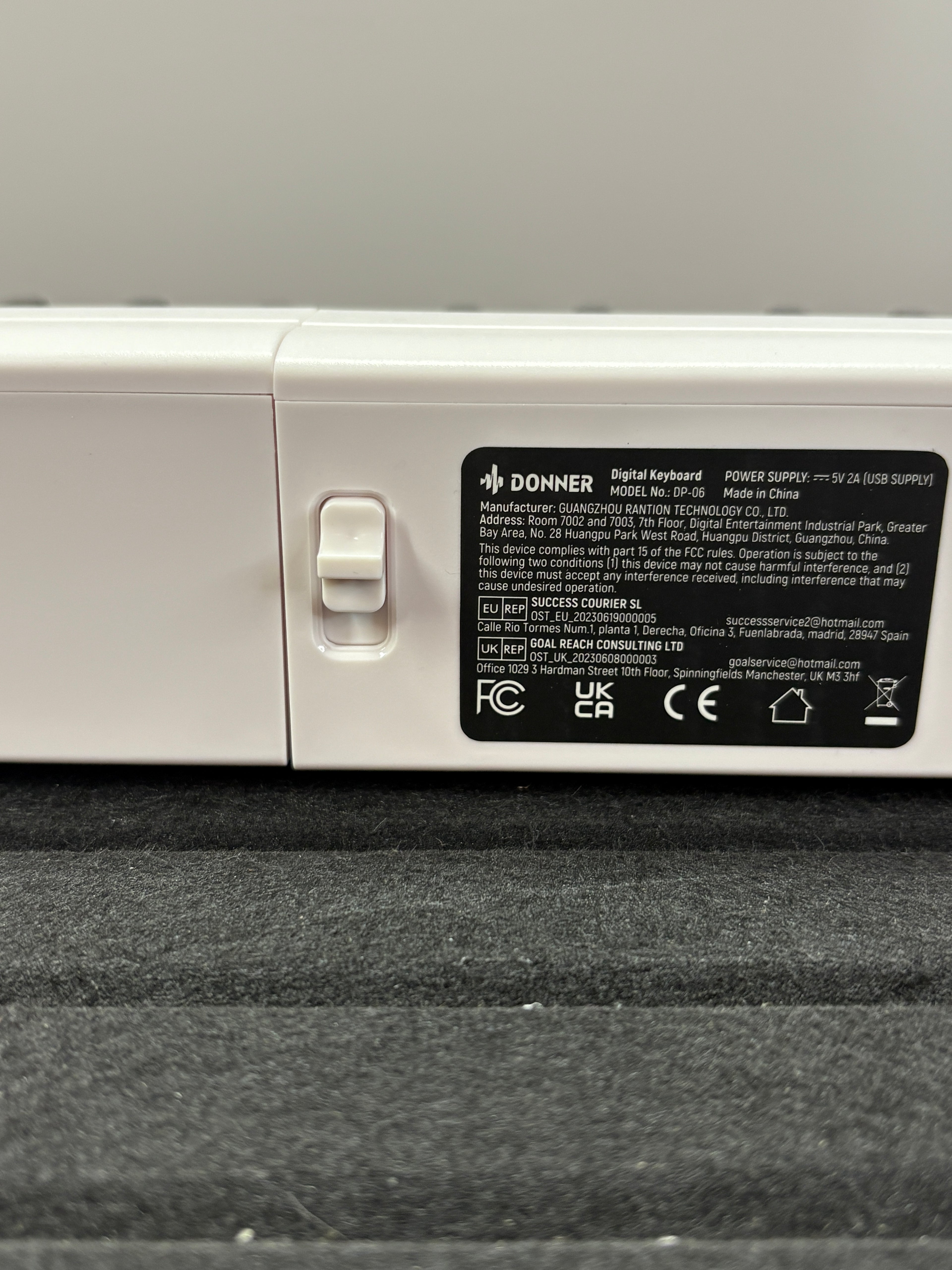 Donner DP-06 Faltbares Klavier, 61 Tasten Full Size