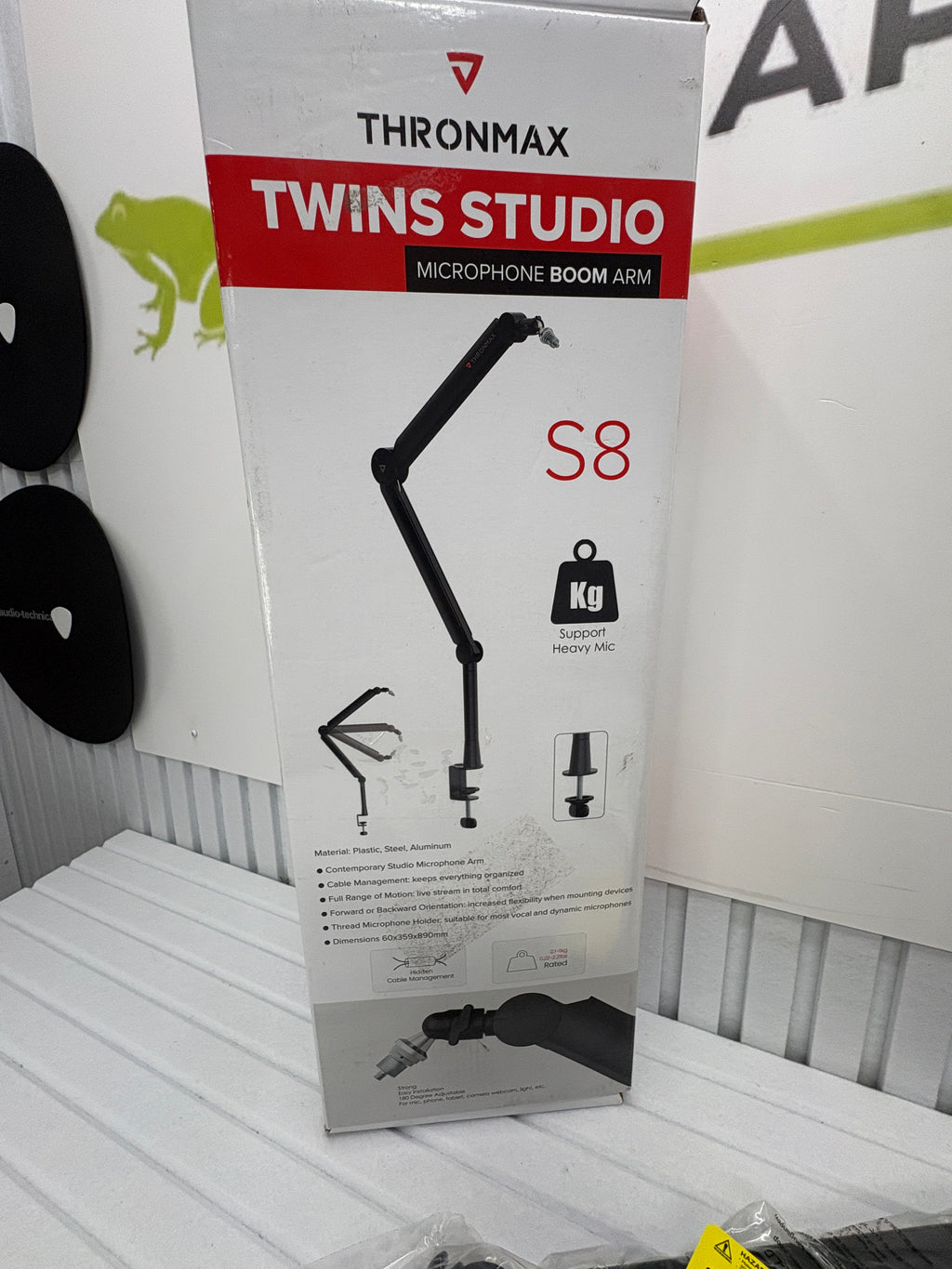 THRONMAX S8 Twins Studio Mikrofonarm – Tischhalterung