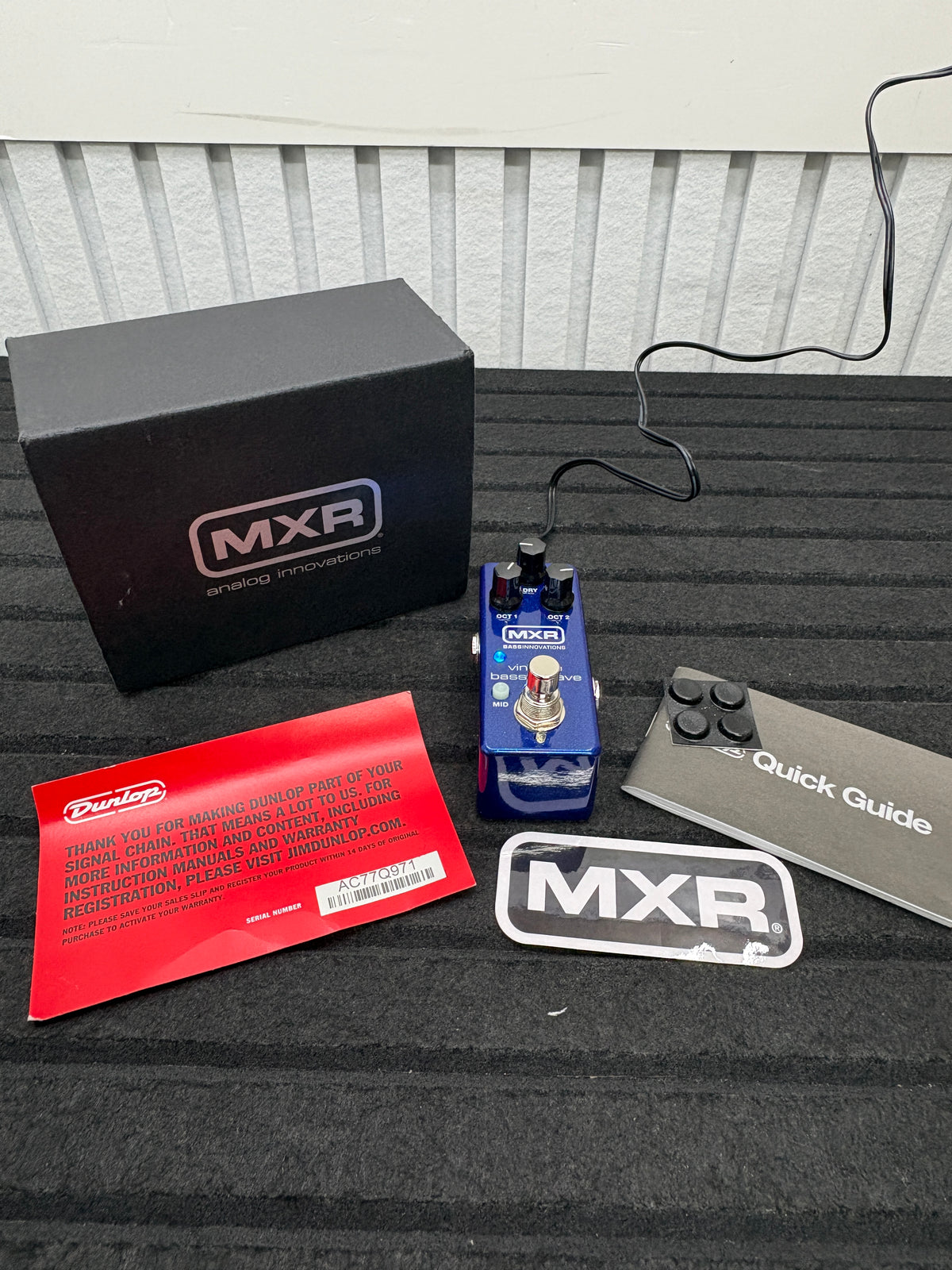 MXR M280 Vintage Bass Octave – Bass Effektpedal – OVP + Netzteil