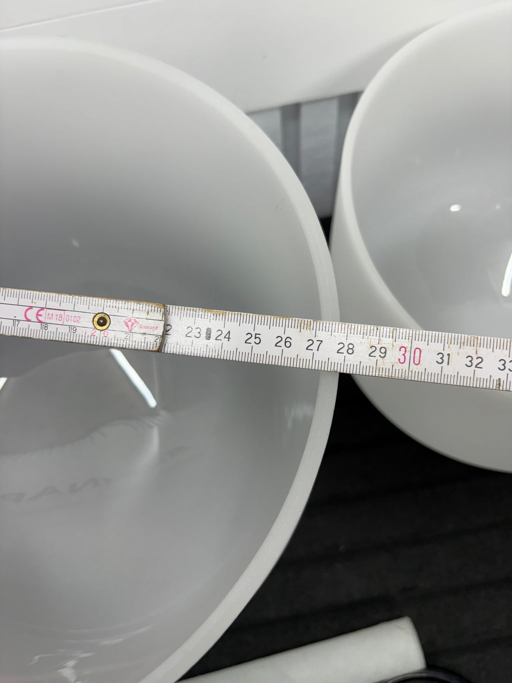 3er Kristall Klangschalen Set Chakra – Quarz Singing Bowls
