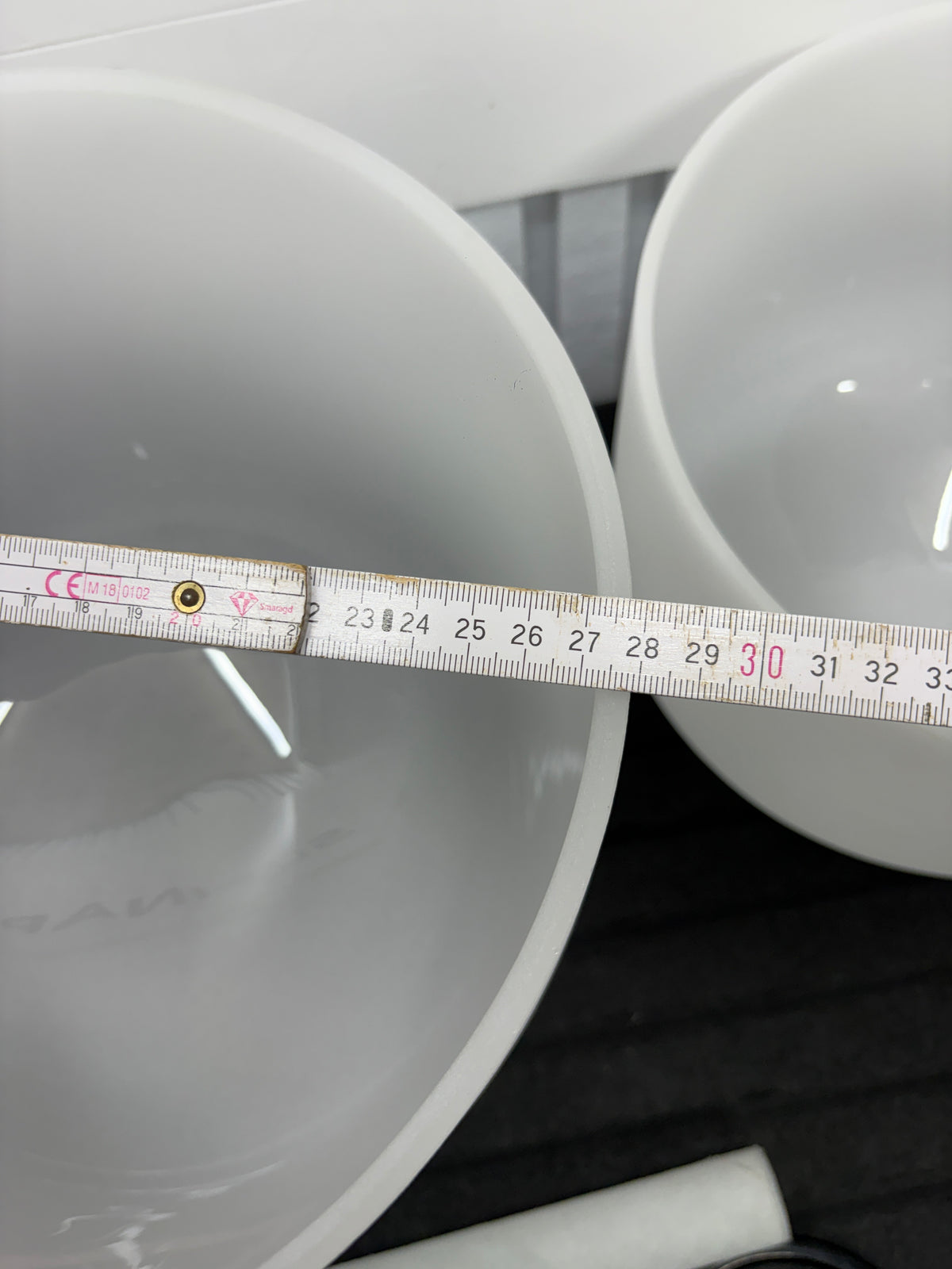 3er Kristall Klangschalen Set Chakra – Quarz Singing Bowls