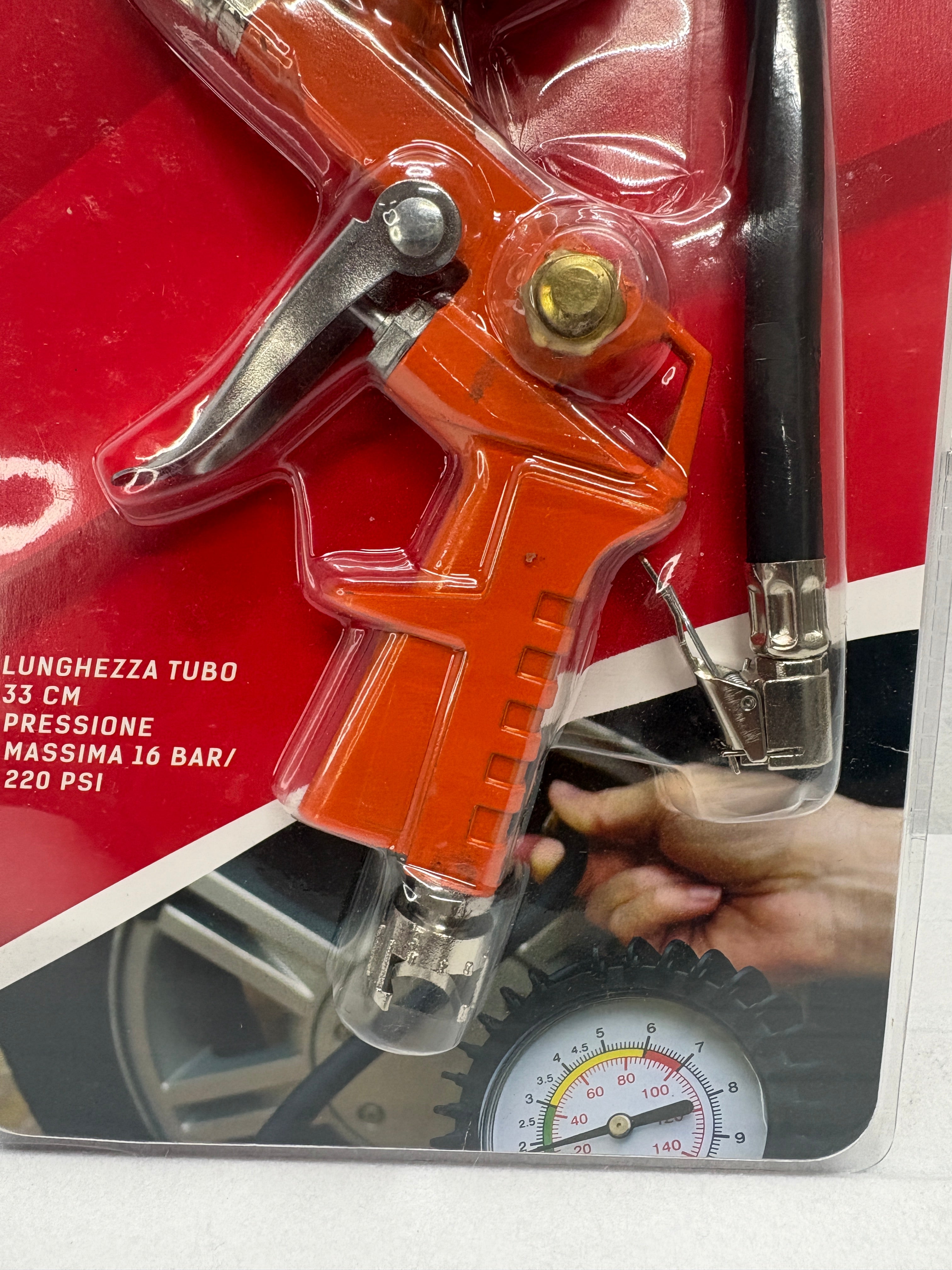 START Reifenfüller mit Manometer – 16 Bar / 220 PSI