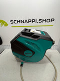 Amazon Basics Schlauchtrommel zur Wandmontage, mit Schlauch, automatische Aufrollung, 35 m, Grün/Schwarz