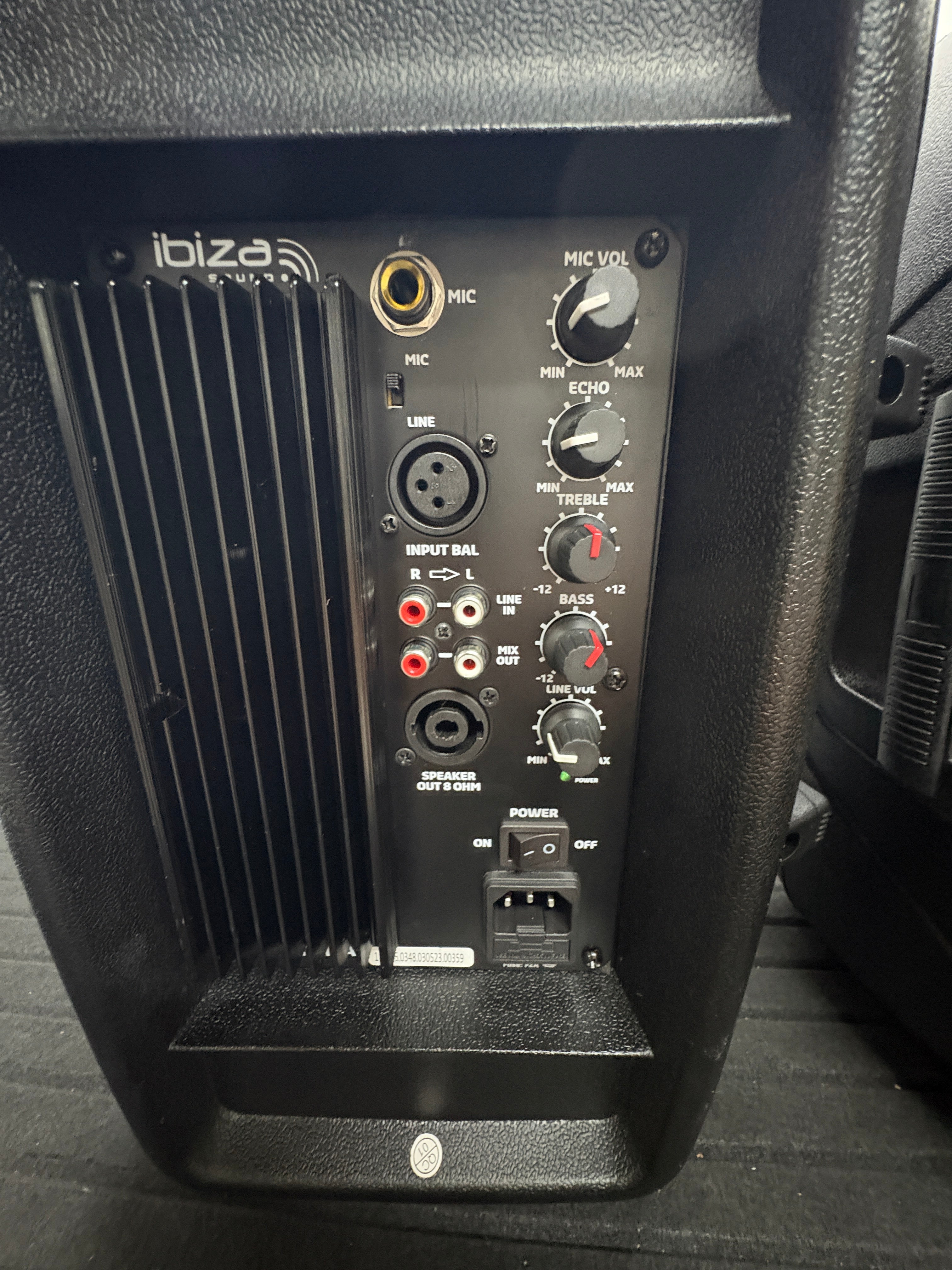 Ibiza - XTK10A - 300w 10"/25cm Aktiv - Paar
