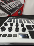 Akai Professional MPK Mini MK3 - USB MIDI Keyboard Controller Limited Edition White