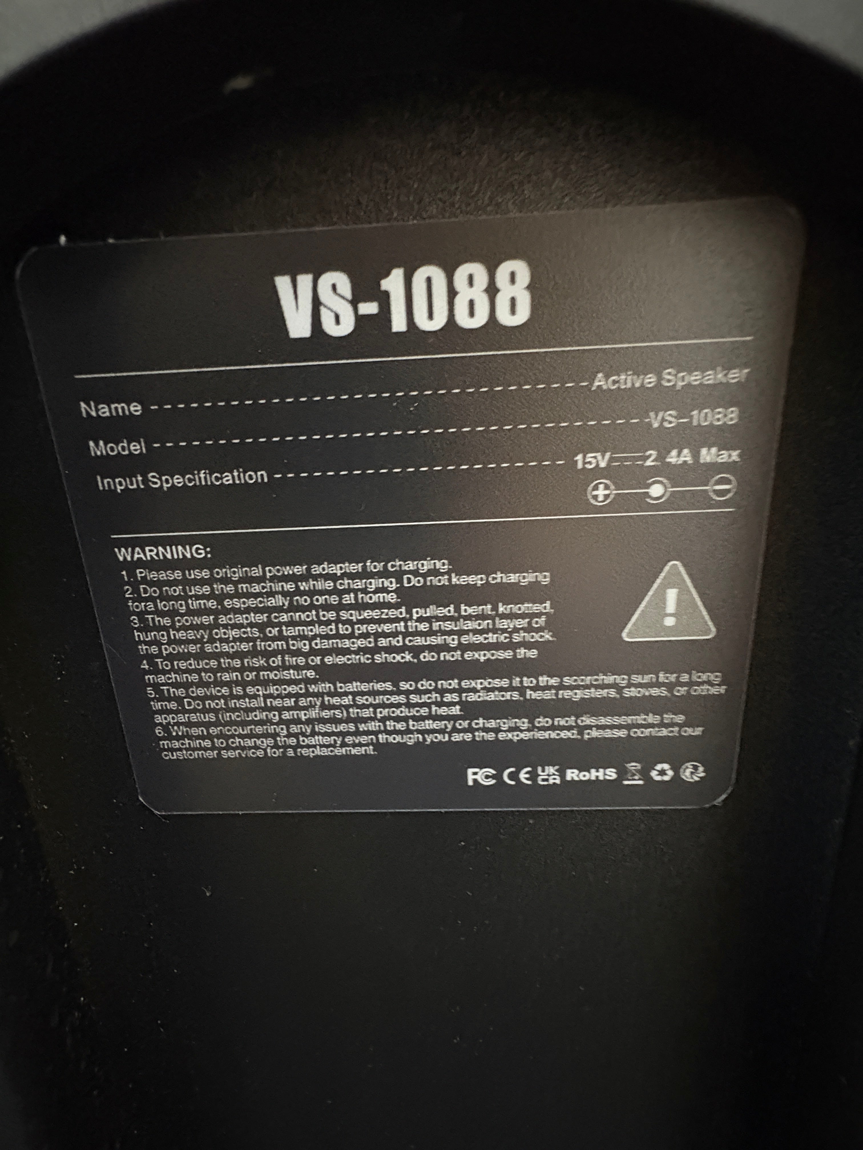 VeGue VS-1088 Karaoke- mit Bluetooth