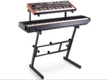 On-Stage KS7365EJ Pro Keyboardständer mit 2. Ebene, Schwarz