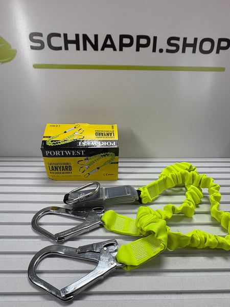 Portwest Doppel Elastisches Halteband mit Bandfalldämpfer