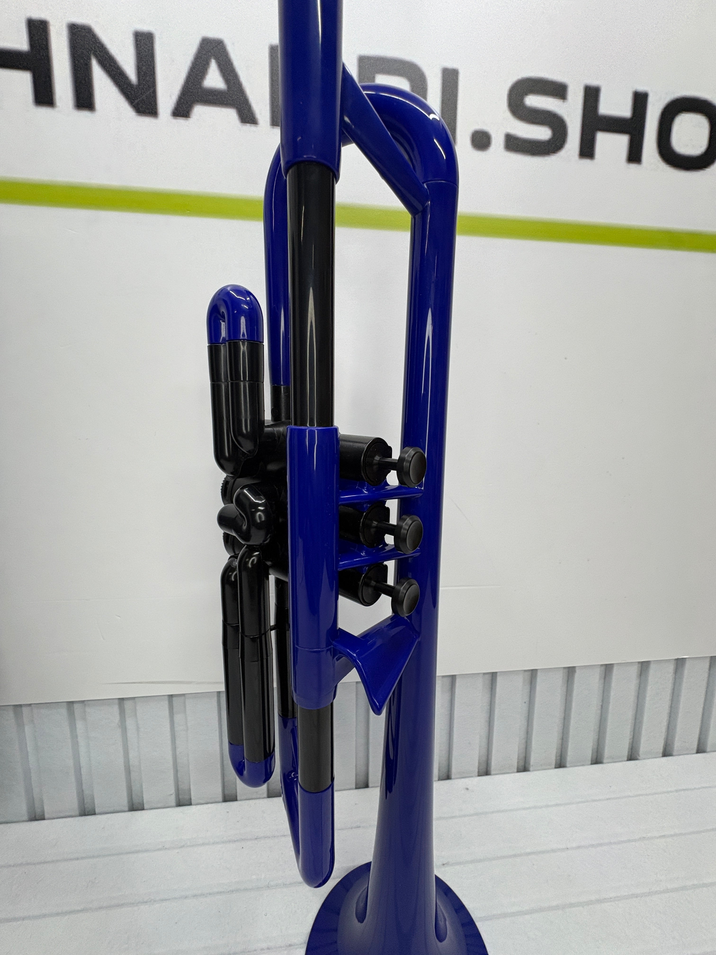 pTrumpet Bb Kunststoff-Trompete Blau – inkl. Tasche