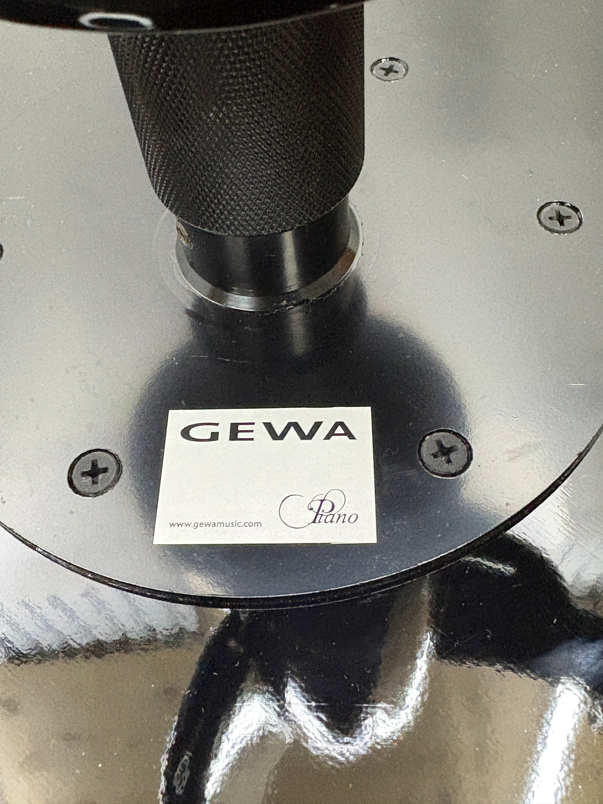 GEWA Pianohocker Deluxe Hochglanz – höhenverstellbar