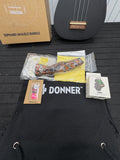 Donner Sopran Ukulele Kit für Anfänger - DMU-01 Macaron Series 21 Zoll Hawaii Gitarre