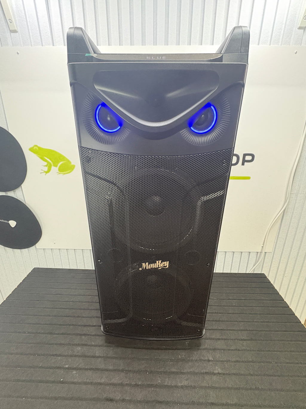 Moukey MTs210-1 Karaoke Lautsprecher mit 2 Funkmikrofonen