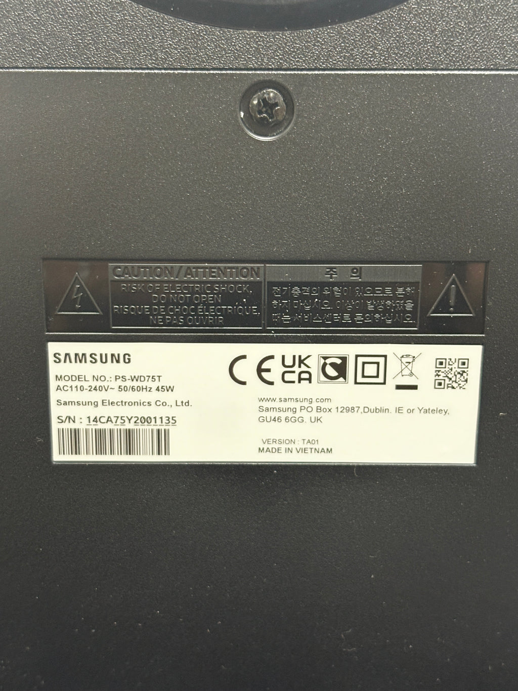 Samsung Soundbar HW-B650D/ZF Serie B