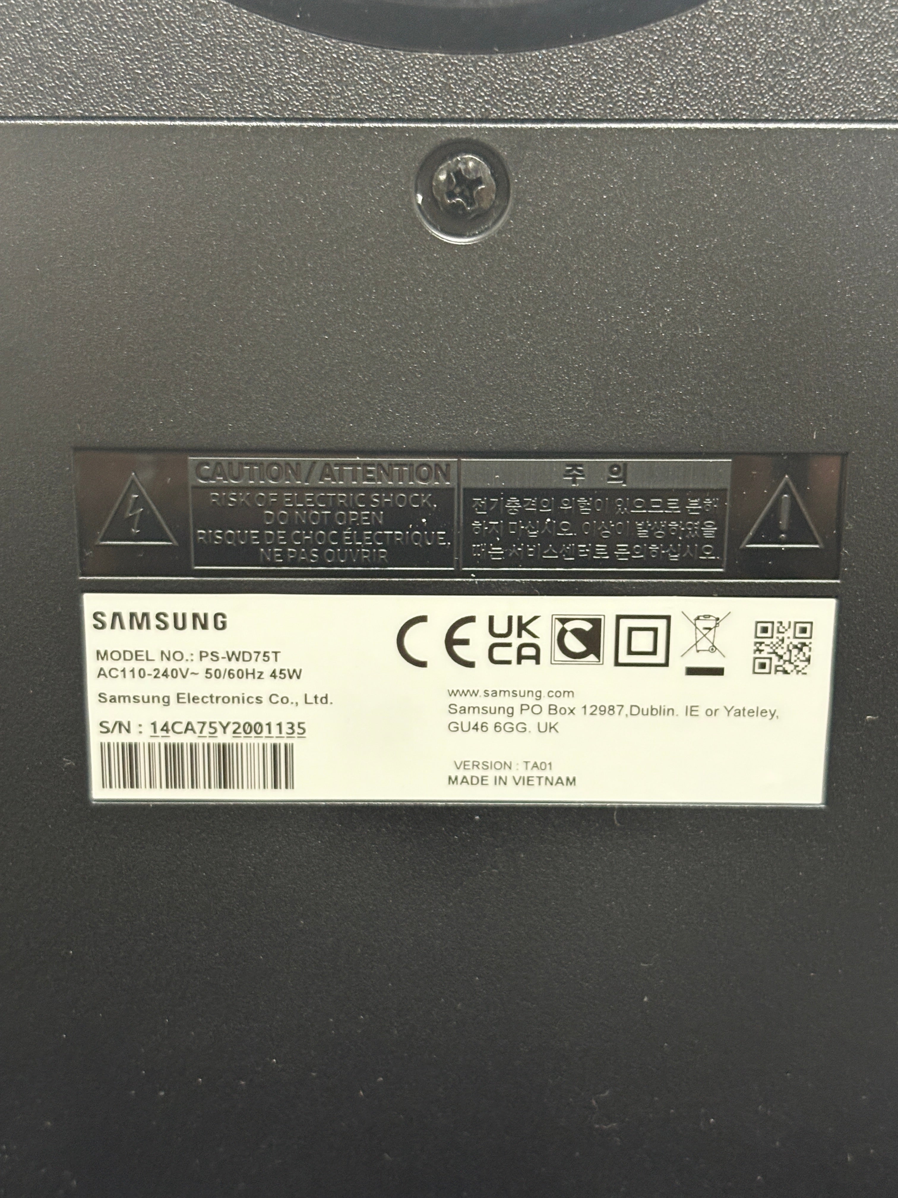 Samsung Soundbar HW-B650D/ZF Serie B