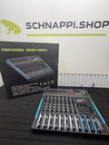 Audio Mixer Professioneller,10 Kanal Stereo Sound Mischpult