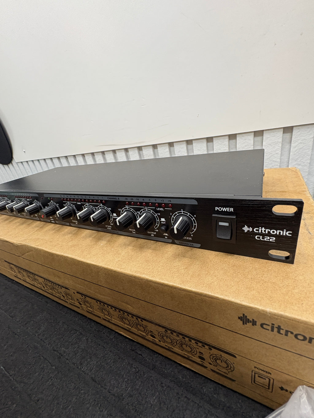 CITRONIC CL22 Compressor Stereo, Limiter/GATE