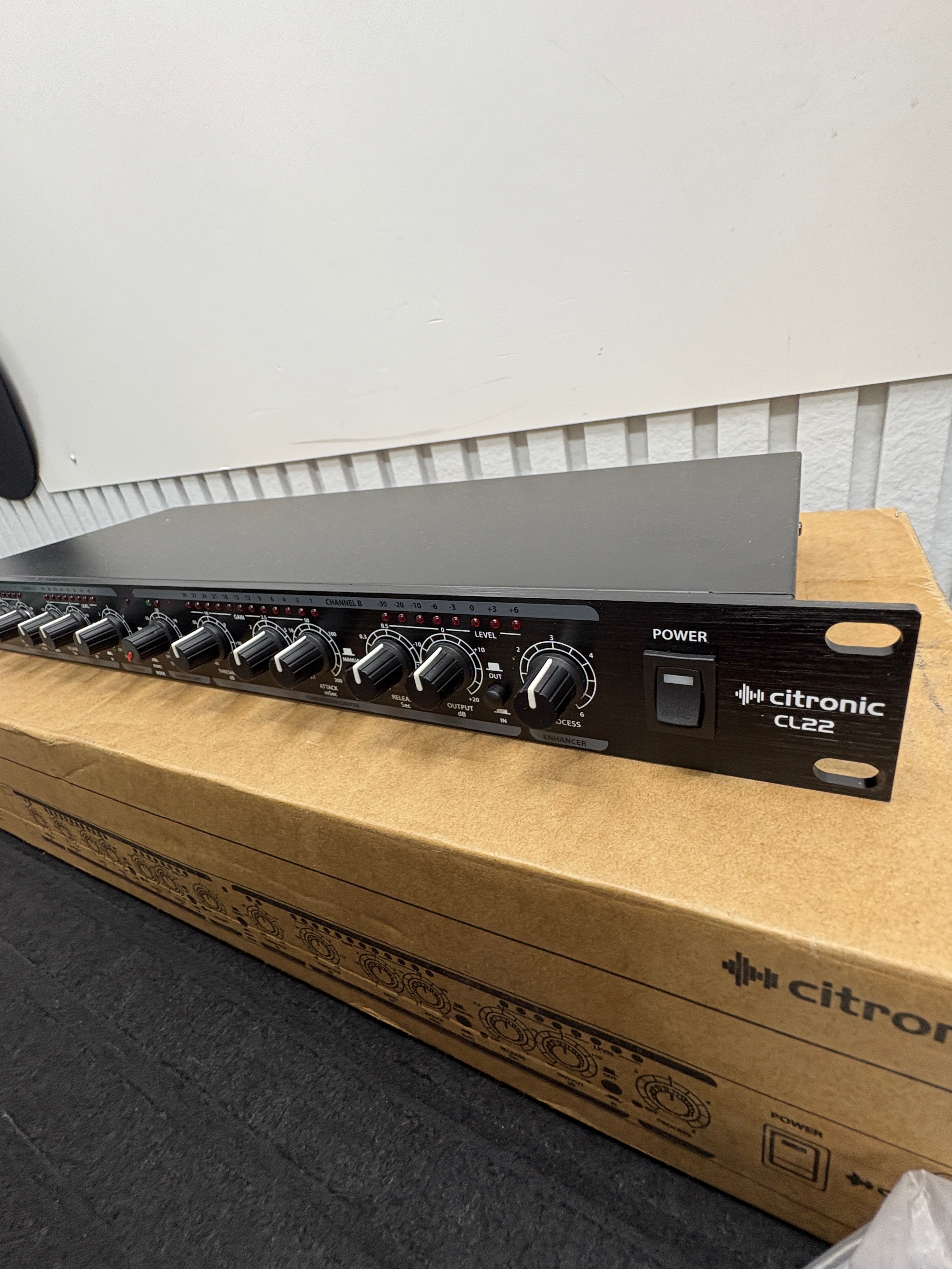 CITRONIC CL22 Compressor Stereo, Limiter/GATE