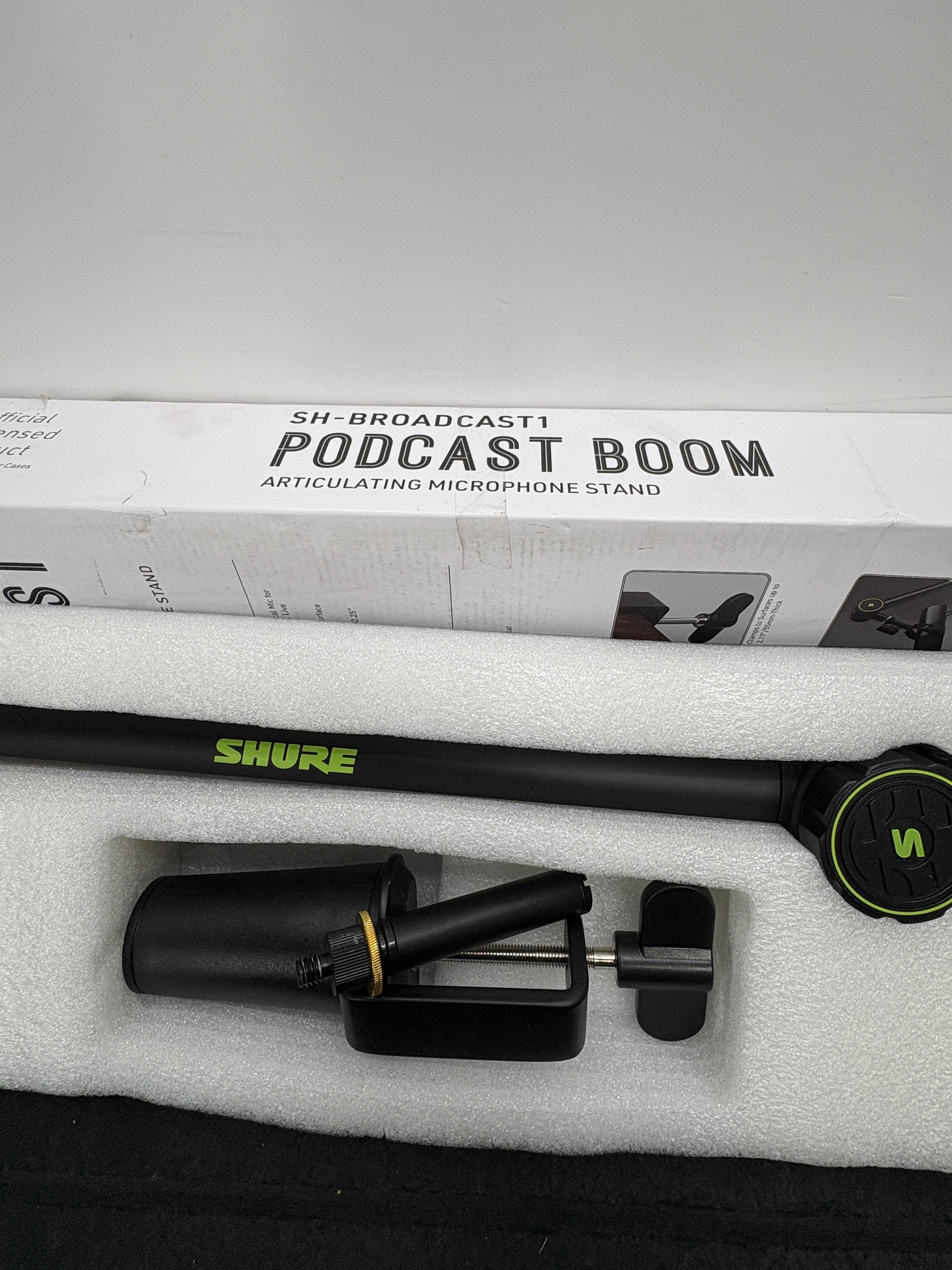 Shure by Gator Deluxe Podcast Mikrofonarm