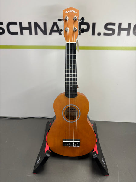 Cascha EH 3953 Soprano Ukulele with Bag and Plectrums