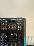 Audio Mixer Professioneller,10 Kanal Stereo Sound Mischpult